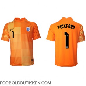 England Jordan Pickford #1 Målmand Udebanetrøje VM 2022 Kortærmet
